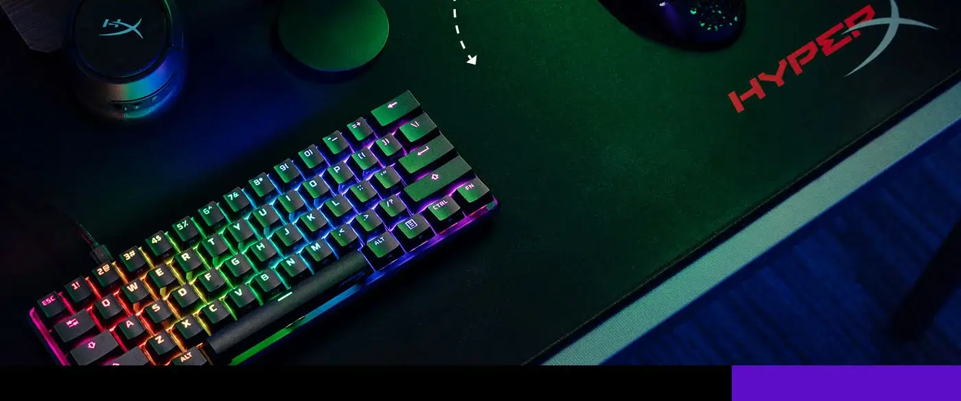 HyperX Alloy Origins 60 Keyboard Aqua Switches 1 