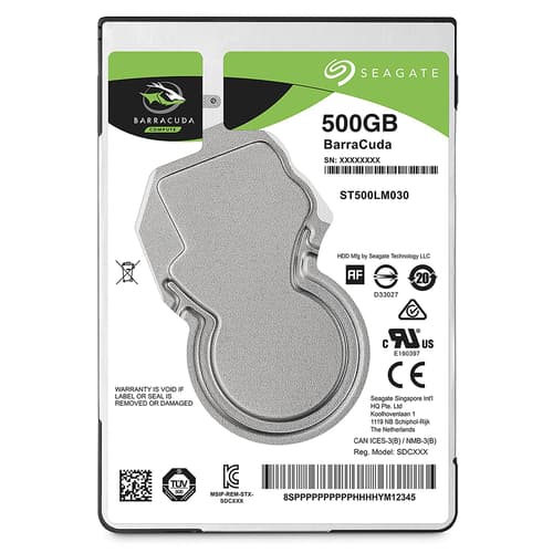 Seagate 500GB Barracuda 5400 RPM