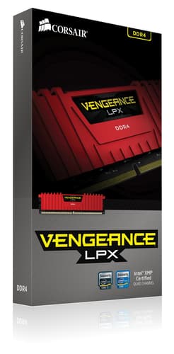 Corsair Vengeance Lpx 4GB (4GBx1) DDR4 2400MHz Red