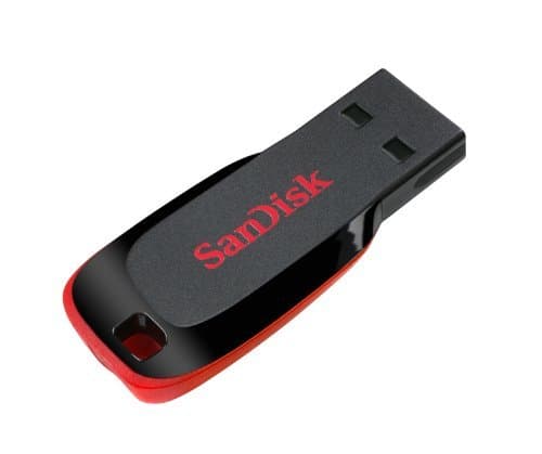 SanDisk Cruzer Blade 16GB USB 2.0 Red Pen Drive