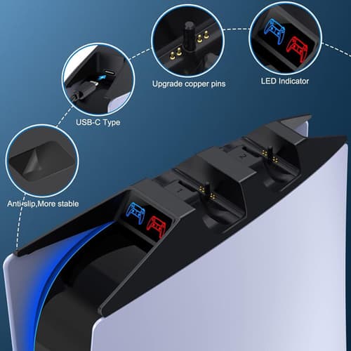 Ant Esports PS5 Controller Charging Station (White)