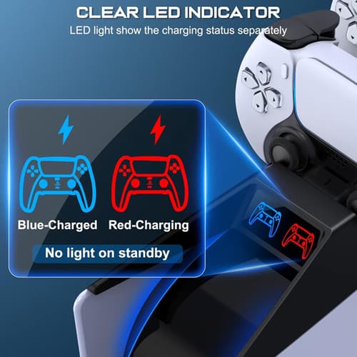 Ant Esports PS5 Controller Charging Station (White)