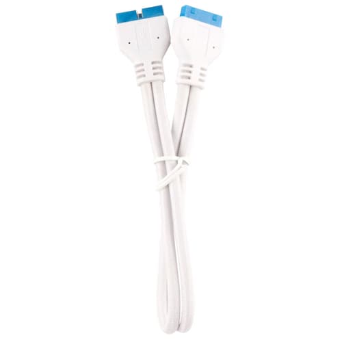 Corsair Premium Sleeved Front Panel Extension Kit - 30cm (White)