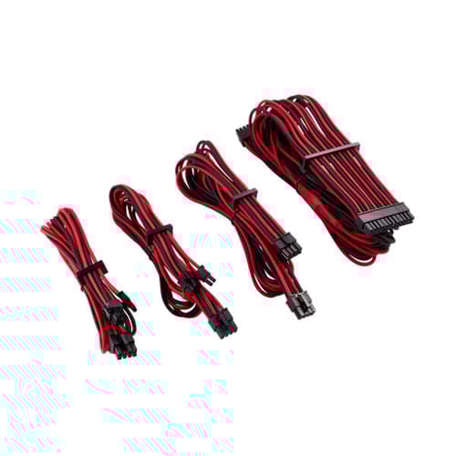 Corsair Premium Individually Sleeved PSU Cables (Red-Black)