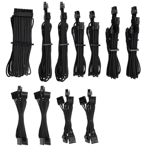 Corsair Premium Individually Sleeved PSU Pro Cables (Black)