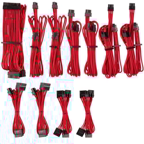 Corsair Premium Individually Sleeved PSU Pro Cables (Red)