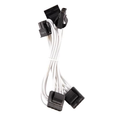 Corsair Premium Individually Sleeved PSU Cables Pro Kit Type 4 Gen 4 (White)