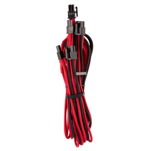 Corsair Premium Individually Sleeved PSU Pro Cables (Red-Black)