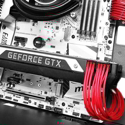DeepCool EC300 PSU Extension Cable (Red)