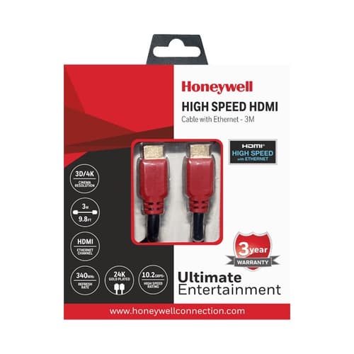 Honeywell High Speed HDMI Cable 3 Meter (Black)
