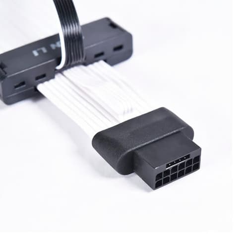 Lian Li Strimer Plus V2 12-Pin ARGB Extension Cable for RTX 40 Series GPU (12 Light guide, 320mm, 162 LEDs)