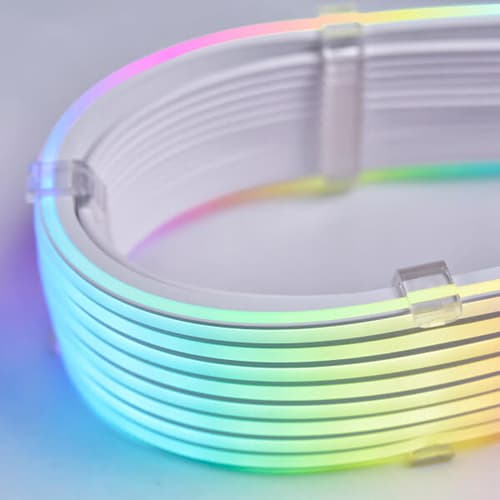 Lian Li Strimer Plus V2 ARGB GPU Extension Cable for RTX 40 Series (12+4pin to 12+4pin, 8 Light guide, 320mm, 108 LEDs)