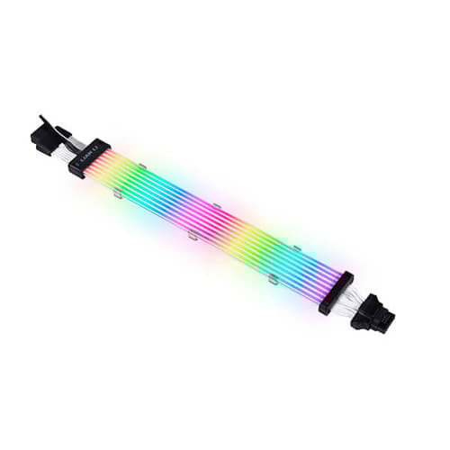 Lian Li Strimer Plus V2 ARGB GPU Extension Cable for RTX 40 Series (12+4pin to 12+4pin, 8 Light guide, 320mm, 108 LEDs)