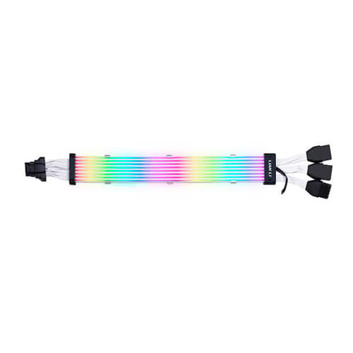 Lian Li Strimer Plus V2 8-Pin ARGB Extension Cable for RTX 40 Series GPU (8 Light guide, 335mm, 108 LEDs)