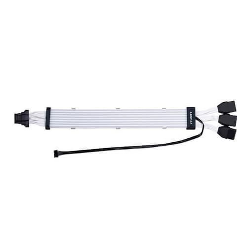 Lian Li Strimer Plus V2 8-Pin ARGB Extension Cable for RTX 40 Series GPU (8 Light guide, 335mm, 108 LEDs)