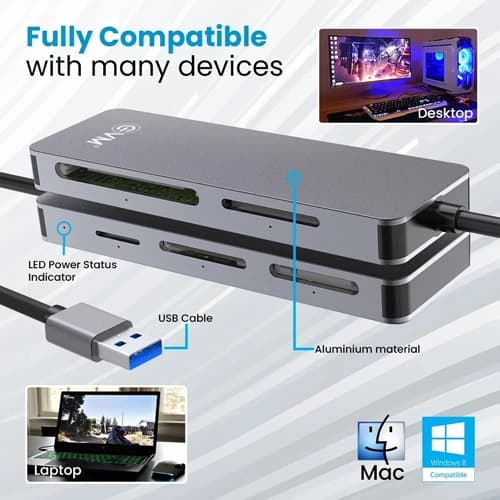 EVM-CR-001 USB 3.0 All In One Card Reader