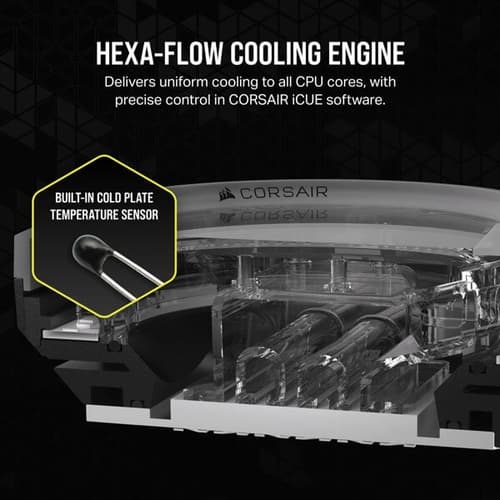 CORSAIR iCUE XC7 RGB ELITE CPU Water Block (1700/AM5) – Stealth Gray