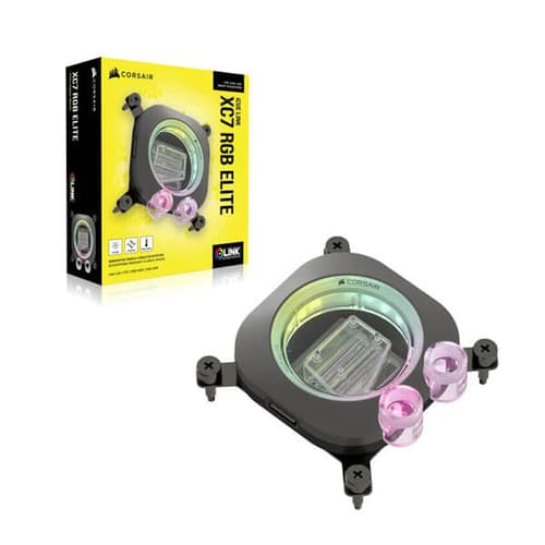CORSAIR iCUE XC7 RGB ELITE CPU Water Block (1700/AM5) – Stealth Gray