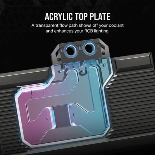 CORSAIR Hydro X Series iCUE LINK XG7 RGB 40-SERIES GPU Water Block (4090 STRIX/TUF)