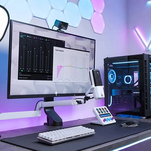 Elgato Wave Low Profile White Mic Arm