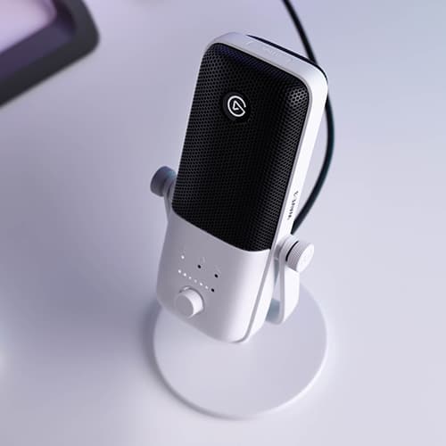 Elgato Wave:3 White USB Microphone and Digital Mixing Solution