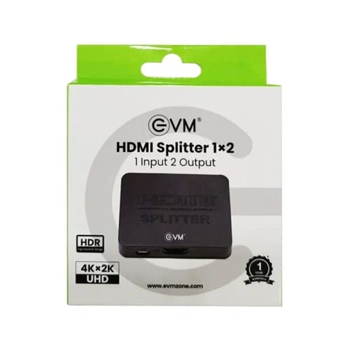 EVM HDS12 HDMI Splitter 1 Input 2 Output