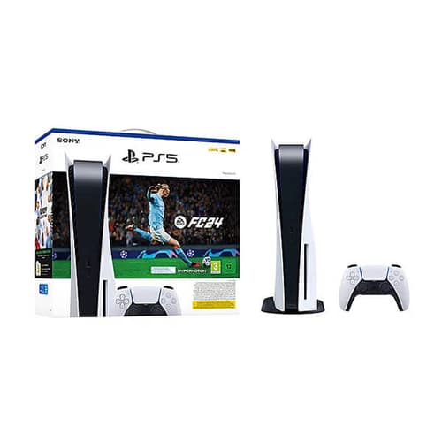 Sony PS5 Console with EA Sports FC 24 Bundle (White)