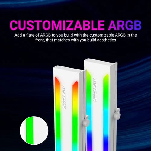 Ant Esports GCB70 ARGB White Graphics Card Holder