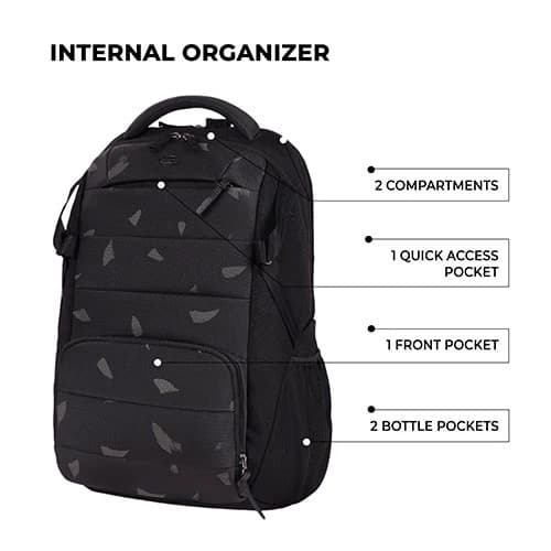 Gear Aspire 3 Black-Grey Laptop Backpack