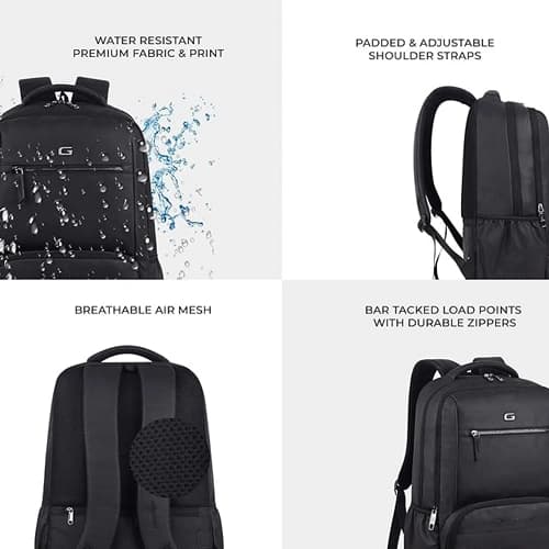 Gear Heritage Faux Leather Laptop Backpack