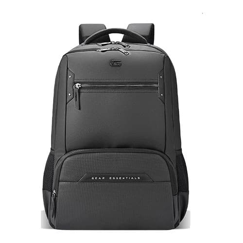 Gear Quantum 3 Anti-Theft Faux Leather Laptop Backpack, With Raincover