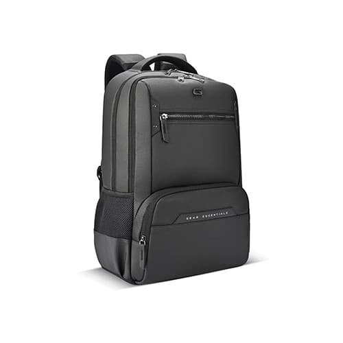 Gear Quantum 3 Anti-Theft Faux Leather Laptop Backpack, With Raincover