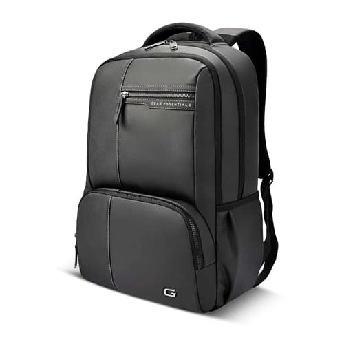 Gear Vintage 4 Anti-Theft Faux Leather Laptop Backpack