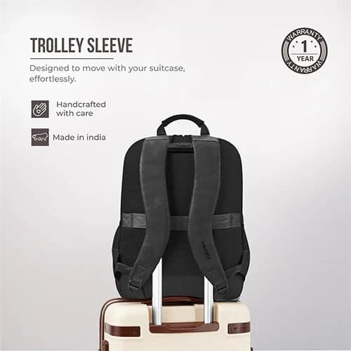 Gear Vintage Boxy Faux Leather Laptop Backpack