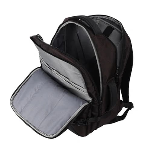 Gear Turbo 4 Anti-Theft Faux Leather Brown-Black Laptop Backpack