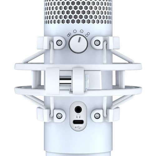 HyperX QuadCast S RGB USB Condenser Microphone (White)