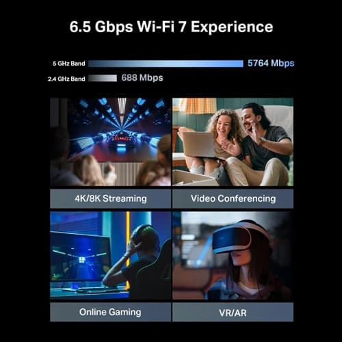 Tp-Link Archer BE400 Dual-Band BE6500 Wi-Fi 7 Router