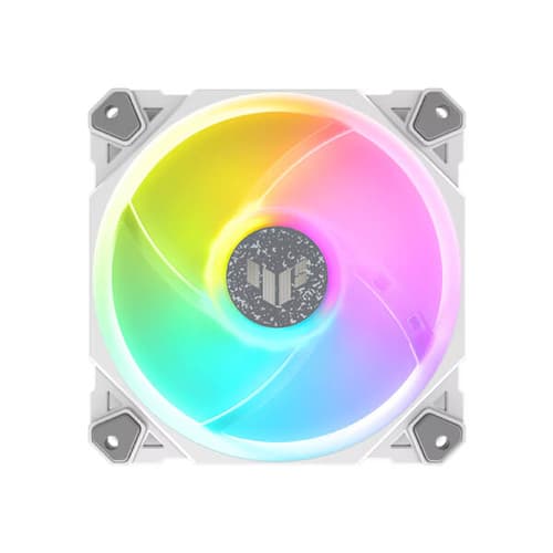 Asus TUF Gaming TF120 ARGB White Single Pack Cabinet Fan