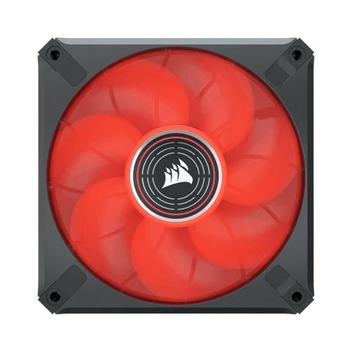 Corsair ML120 LED Elite 120mm Red LED Cabinet Fan (Single Pack)