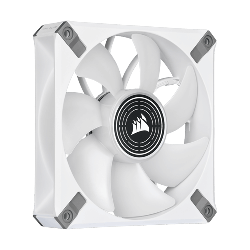 Corsair ML120 LED Elite 120mm White LED Cabinet Fan (Single Pack - White Frame)
