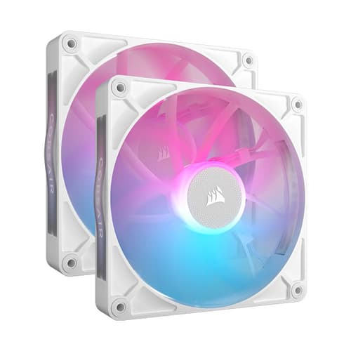 Corsair iCUE Link RX140 RGB 140mm PWM White Cabinet Fan (Dual Pack)