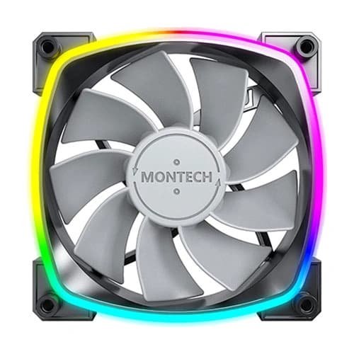 Montech RX120 PWM ARGB Black Cabinet Fan (Single Pack)