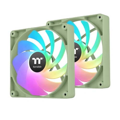 Thermaltake CT120 Reverse ARGB Sync Dual Pack Matcha Green Case Fan