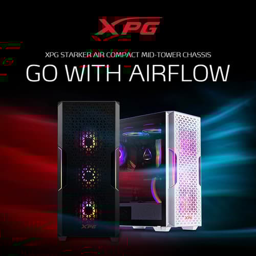 Adata XPG Starker Air ARGB (ATX) Cabinet (White)