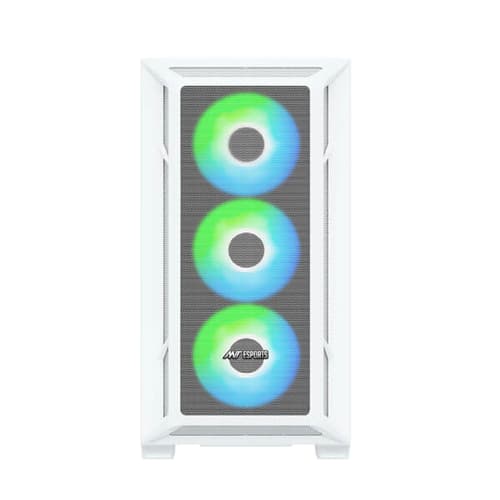 Ant Esports 611 Air ARGB (ATX) Mid Tower Cabinet (White)