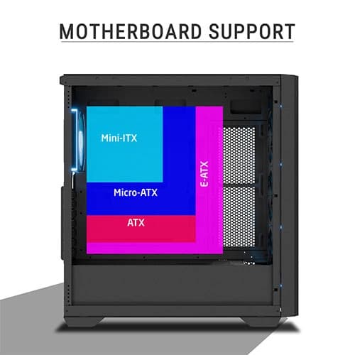 ANT Esports AQUA 360 4F ARGB ATX Mid Tower Case