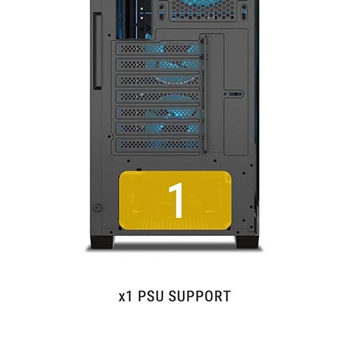 ANT Esports AQUA 360 4F ARGB ATX Mid Tower Case