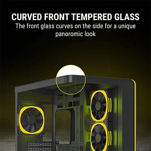 Ant Esports Crystal ARC ARGB ATX Mid Tower Case