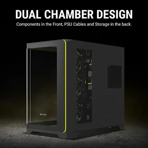 Ant Esports Crystal ARC ARGB ATX Mid Tower Case