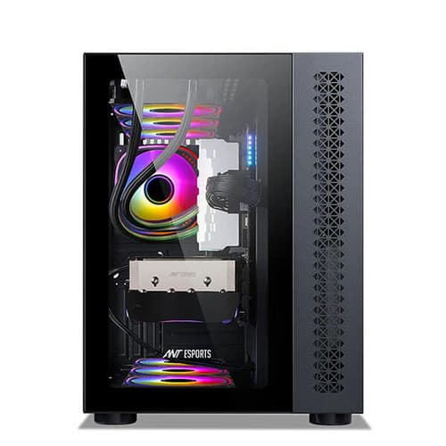 Ant Esports Crystal ARGB E-ATX Mid Tower Case